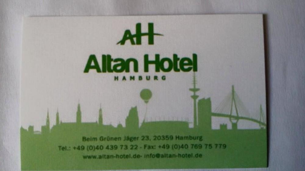 Altan Hotel Гамбург Экстерьер фото